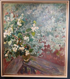 "Jasmine vase " Oil cm. 72 x 85 1985 