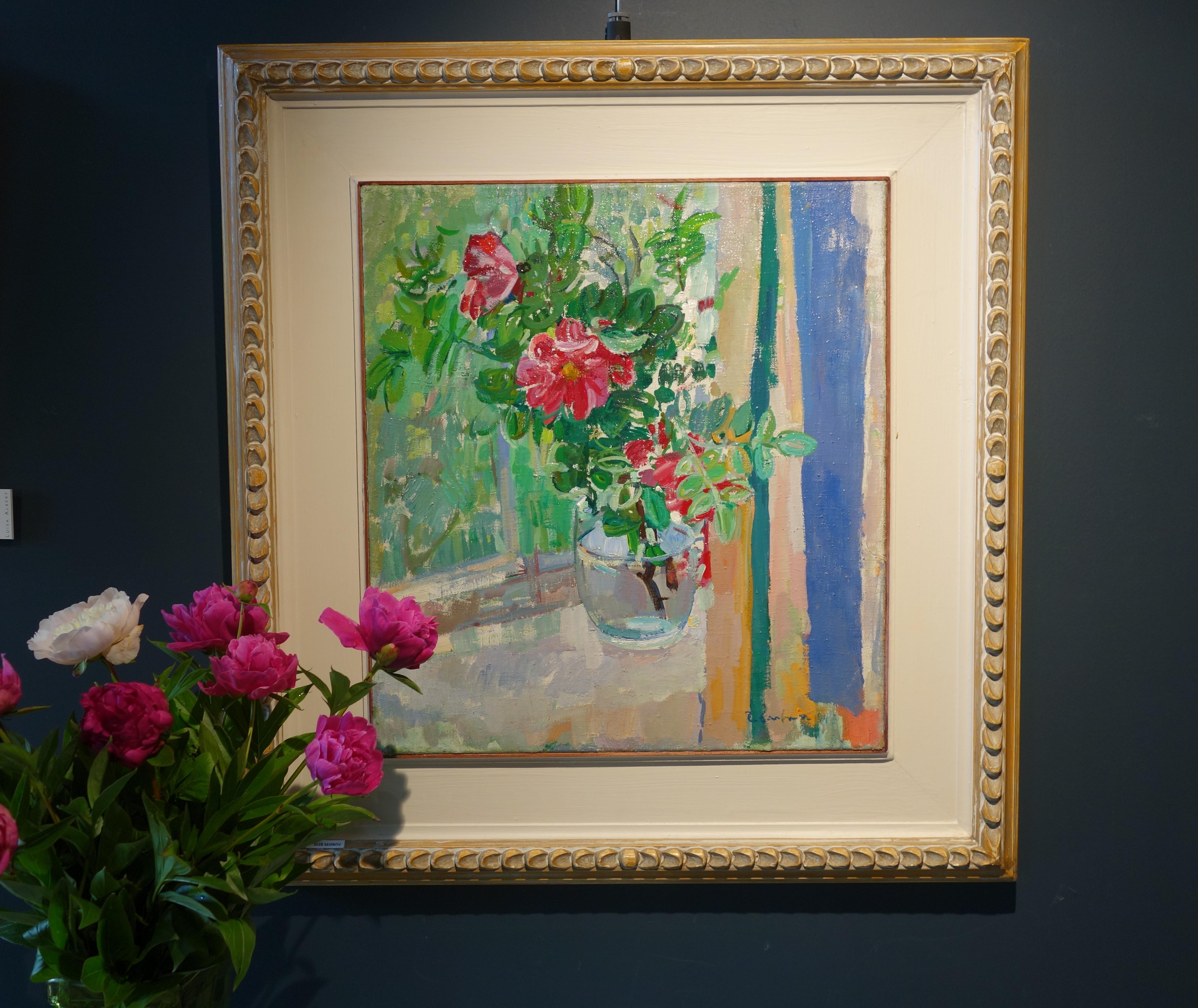 Pink ,Wild Roses ,Flowers,Window ,Spring,Russian,Impressionist

GLEB SAVINOV (Charkev, 1915 – St. Petersburg, 2000)


Works by Gleb Savinov can be found in various private collections in Europe, Japan, United States and in the following museums:
