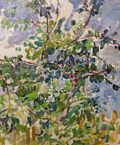 "Study for apple trees" oil cm.34 x 29  1950