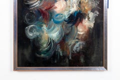 Glee Krueger Abstract Mid Century Oil on Canvas Painting