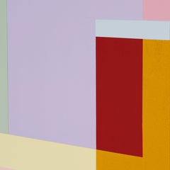 Let It Move, quadro astratto moderno di grandi dimensioni, arte minimalista 36x36