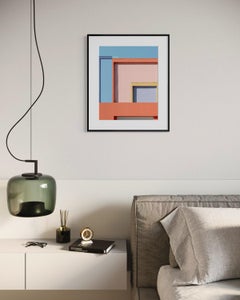 Color Conversation no.02 - Mid Century Modern Minimalist Abstract Photography