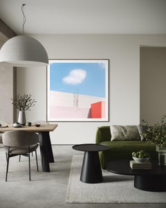 Daydreaming, Large Scale Modern Abstract Geometric Art, Pastel Color Photography