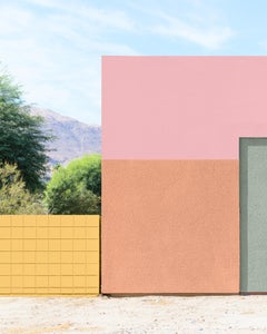 Desert Geometry, Large Limited Edition Print Modern Color, Abstract Photography