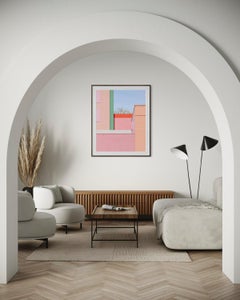 Felicidade 1, Large scale Modern Abstract, Color, Architecture Art Photography