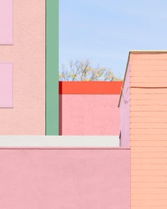 Felicidade 1, Stampa fotografica minimalista, moderna, astratta, geometrica, a colori