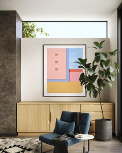 Felicidade 2, Minimalista Abstracto Moderno, Geométrico, Fotografía en color Impresión artística