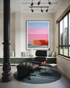 In Your Own Sweet Way, Großdruck Modern Abstract, Rosa, Rot, Farbfotografie