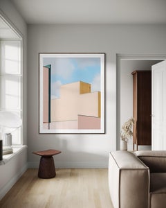 Makin' Plans, Großer Maßstab Modern Abstrakt, Farbenfroh, Architektur, Fotografie