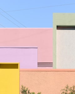 Manhã, Minimalista, Geométrico Abstracto Moderno, Color Pastel, Fotografía, Firmado
