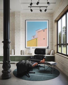 Spiegel, große limitierte Auflage Druck Moderne Pastell Farbe Fotografie Architektur