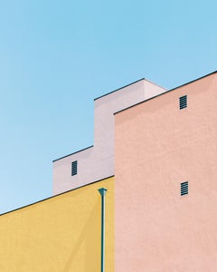 Spiegel, große limitierte Auflage Druck Moderne Pastell Farbe Fotografie Architektur