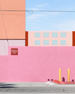 Stanza, Astratto moderno su larga scala, Colorato, Architettura Fotografia Fine Art