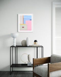 Kleine Wunder, Minimalistisch Abstrakt Geometrisch, Pastell Farbe, Fotografie Druck