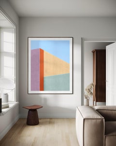 Some Other Time, Großformatig Modern Abstrakt, Farbenfroh, Architekturfotografie