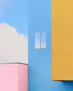 Cuanto más te veo, Impresión fotográfica abstracta minimalista, Geométrica, Arte firmado