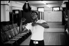 Vintage Miles Davis training at Gleason's Gym, NYC, 1970