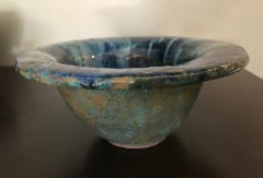 Glen Lukens Signed Mid-Century Modern Glazed Ceramic California Pottery Bowl