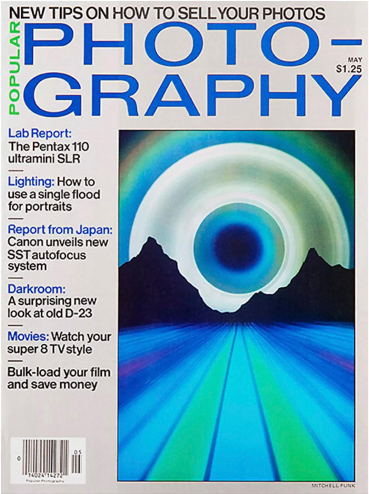 Abstract Photograph di Glen Mitchell - Paesaggio blu surreale - Copertina di una rivista fotografica