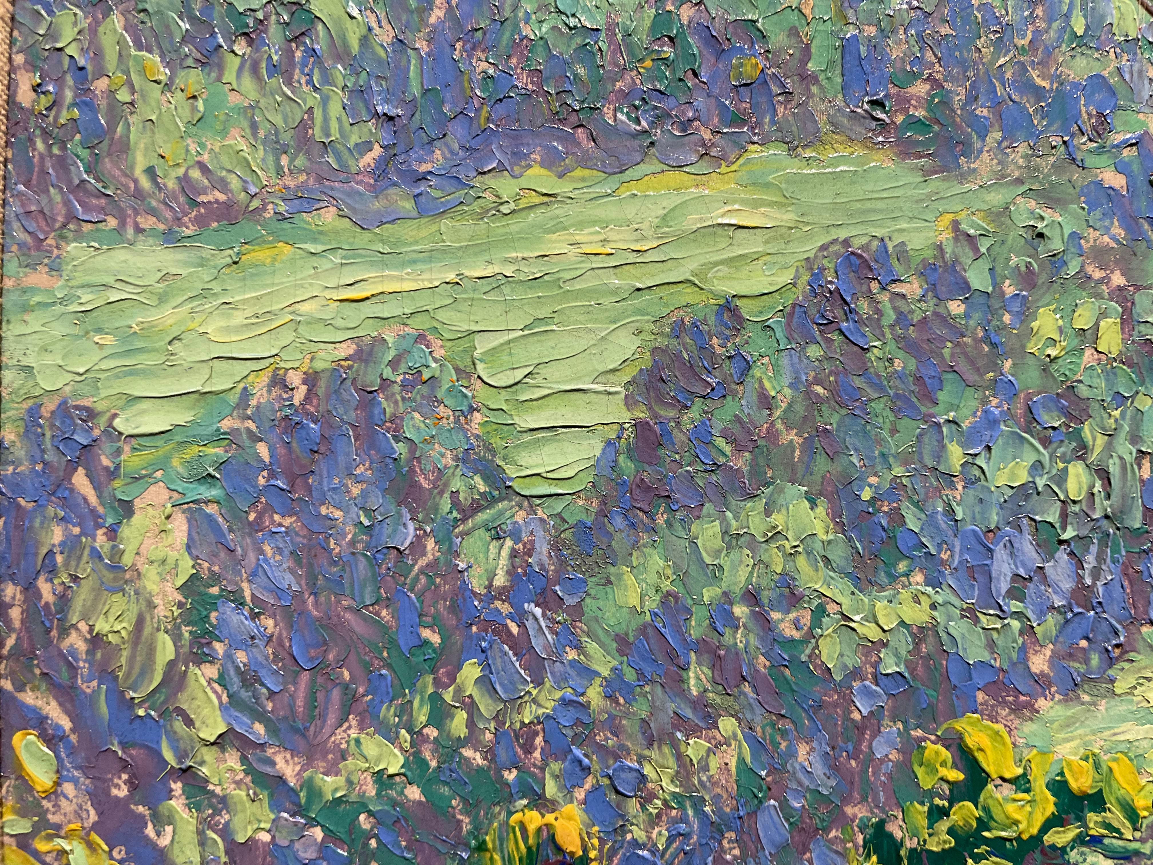 Summer Impressionist Landscape w/ Trees im Angebot 8