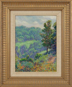 Summer Impressionist Landscape w/ Trees