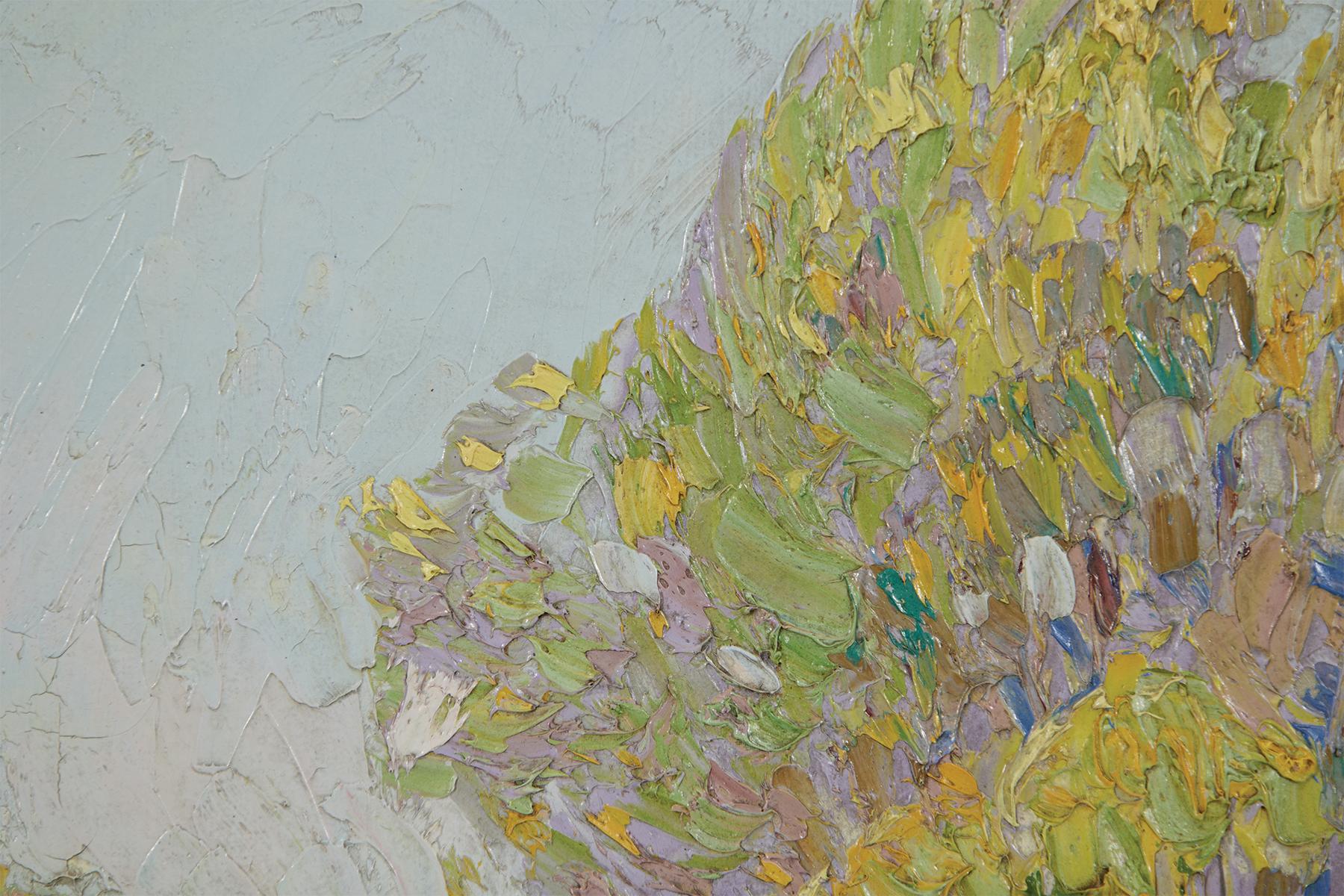 The Tulip Poplar on Salem Pike, Impressionist Tree Landscape (Amerikanischer Impressionismus), Painting, von Glen Tracy