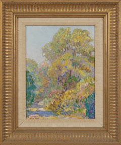 The Tulip Poplar on Salem Pike, Impressionist Tree Landscape