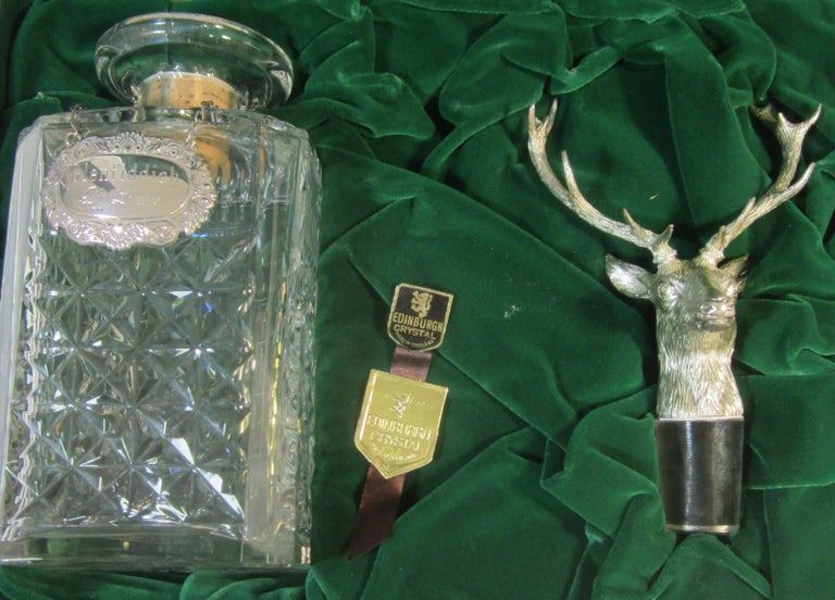 Glenfiddich Edinburgh Crystal Whisky Decanter at 1stDibs