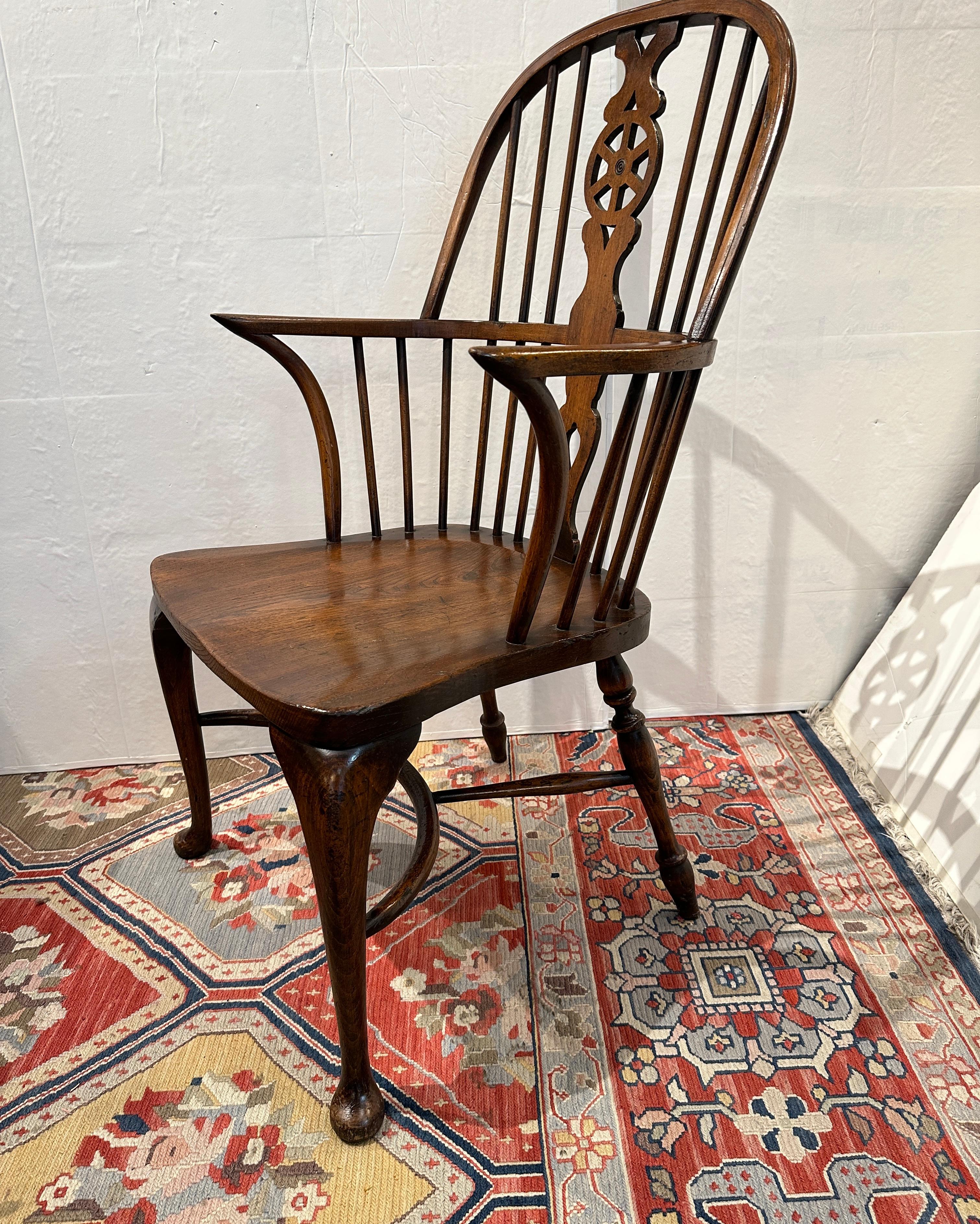 Hand-Crafted Glenister Windsor Arm Chairs, Set 2 For Sale