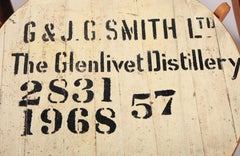 Glenlivet Whisky Table and Chair Set Scotch Distillery Barrel