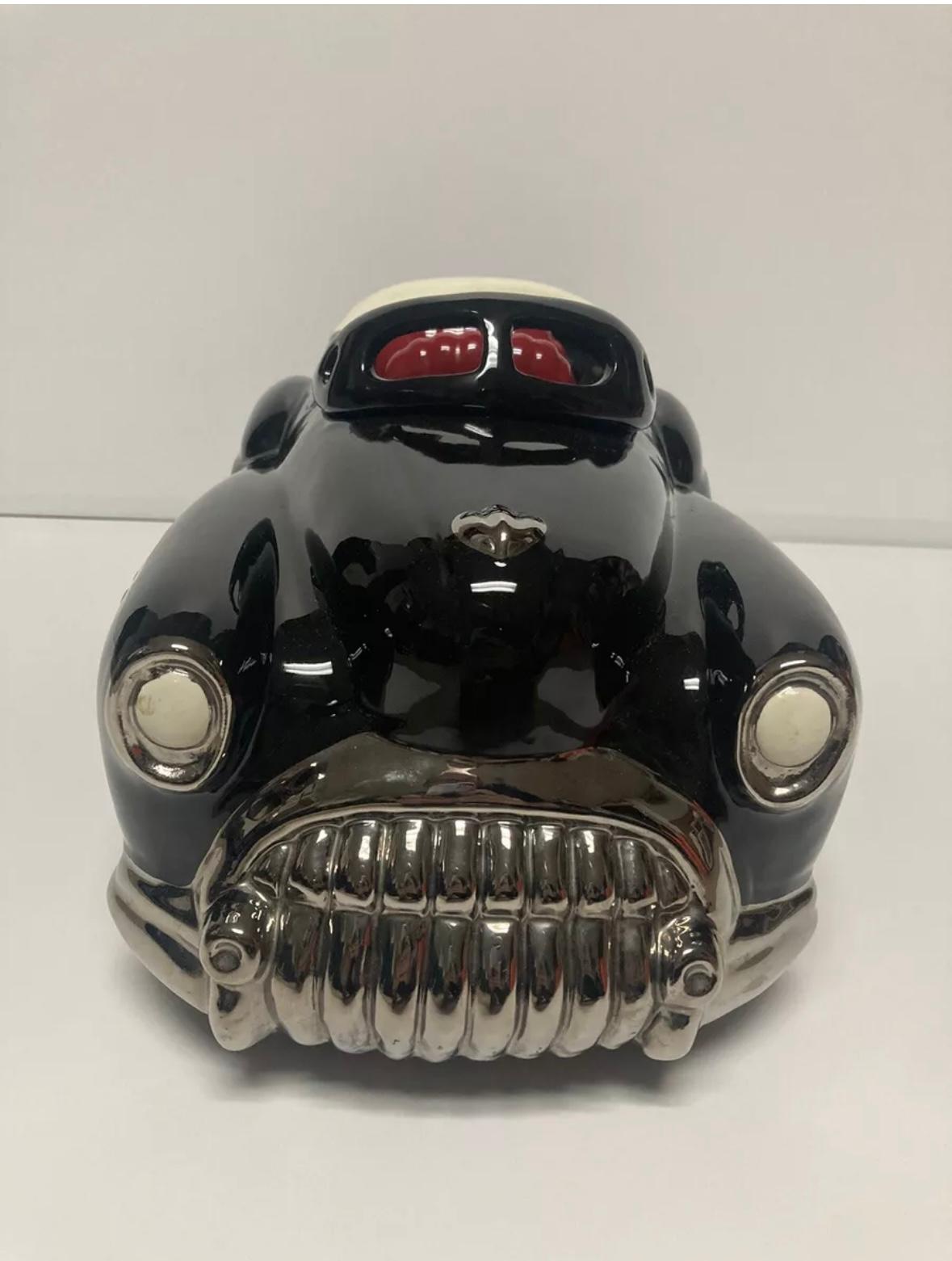 Rare Color Glenn Appleman Brown Buick Cookie Jar Car Signed 1981. No chips or cracks in very good condition