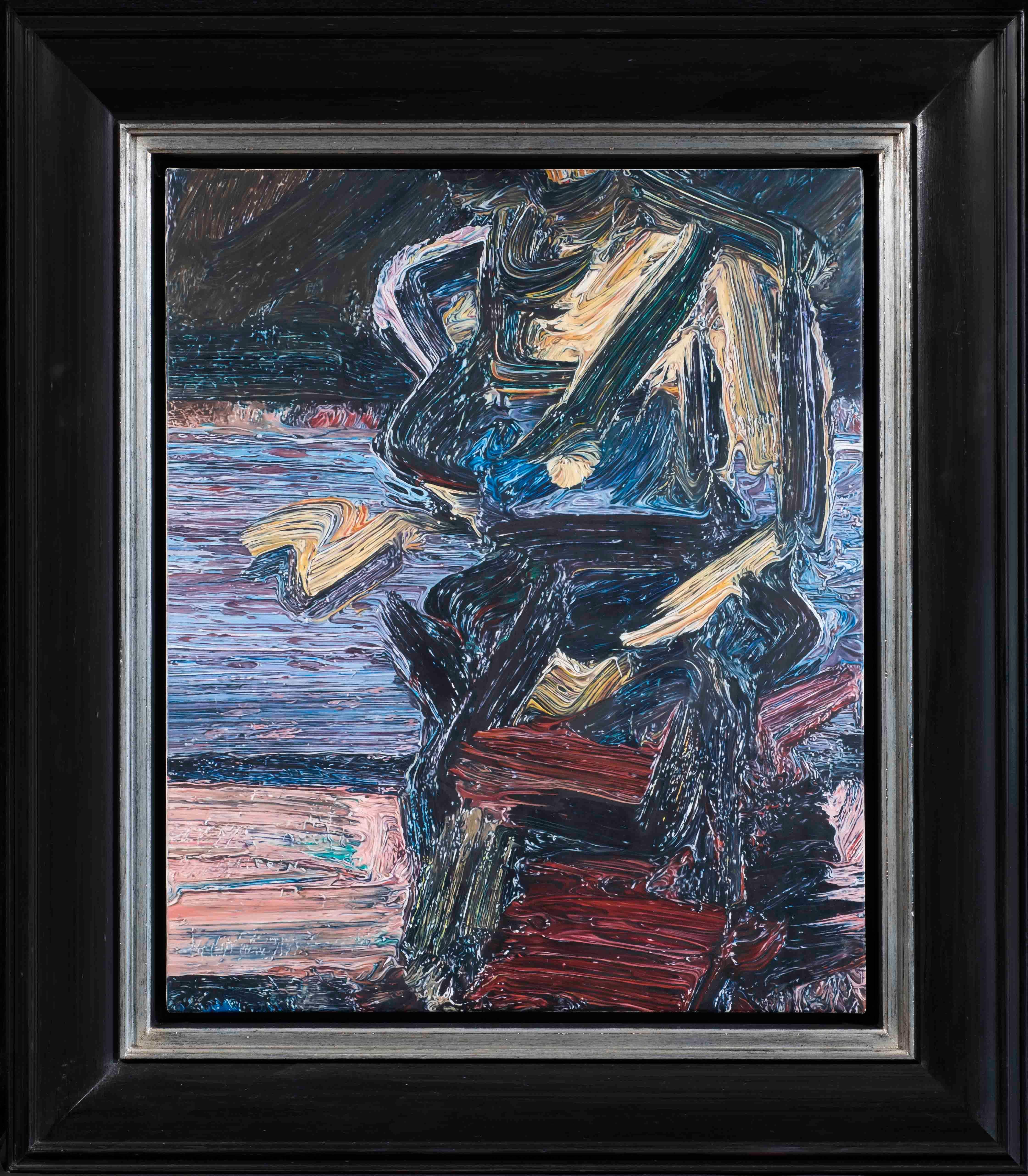 Dead Relatives - Glenn Brown, art contemporain, abstrait, portrait, Auerbach en vente 1