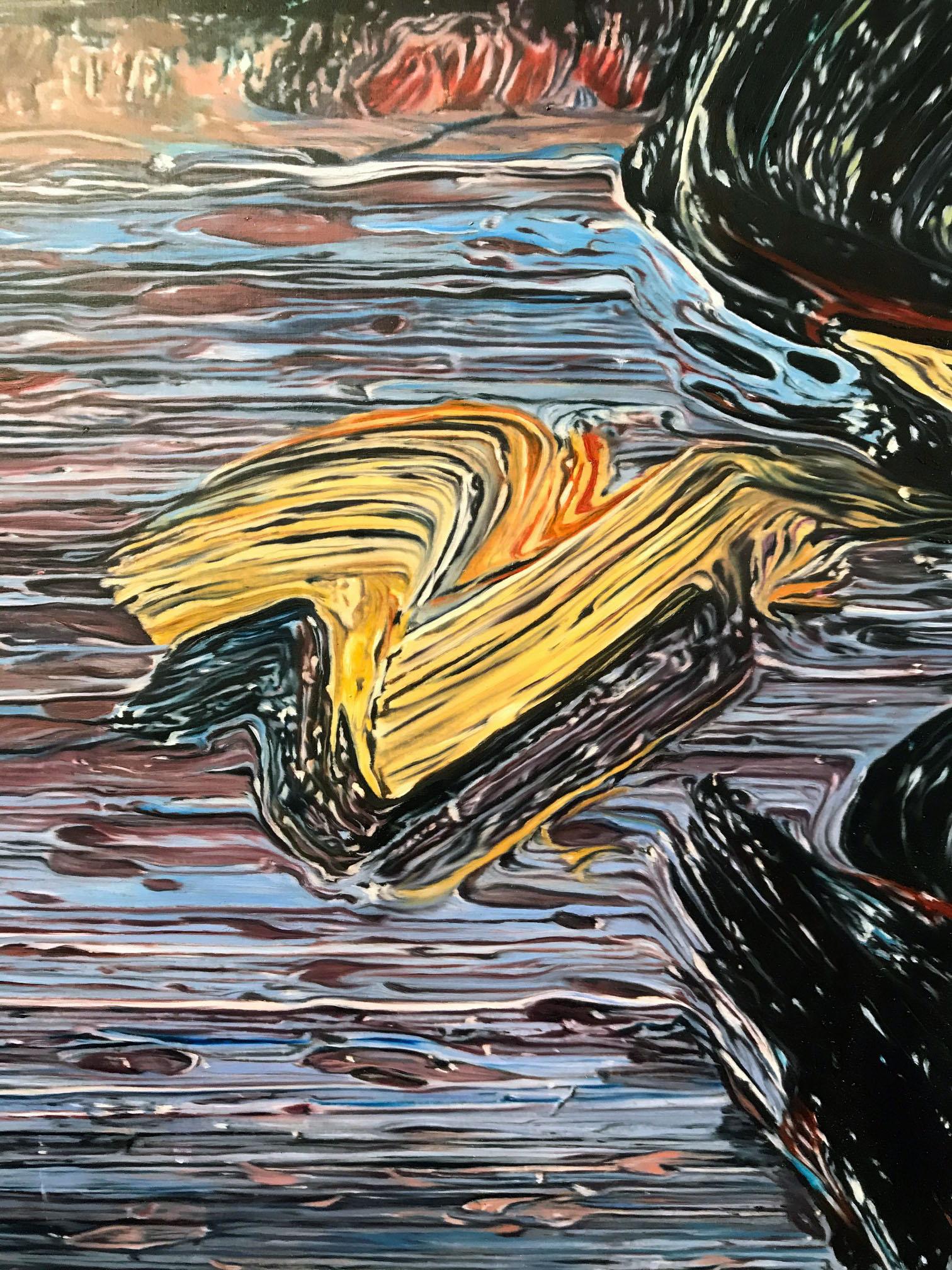 Tote Verwandte - Glenn Brown, zeitgenössische Kunst, abstrakt, porträt, auerbach im Angebot 4