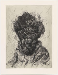 Glenn Brown, Half-Life #5 (after Rembrandt), Etching, 2017