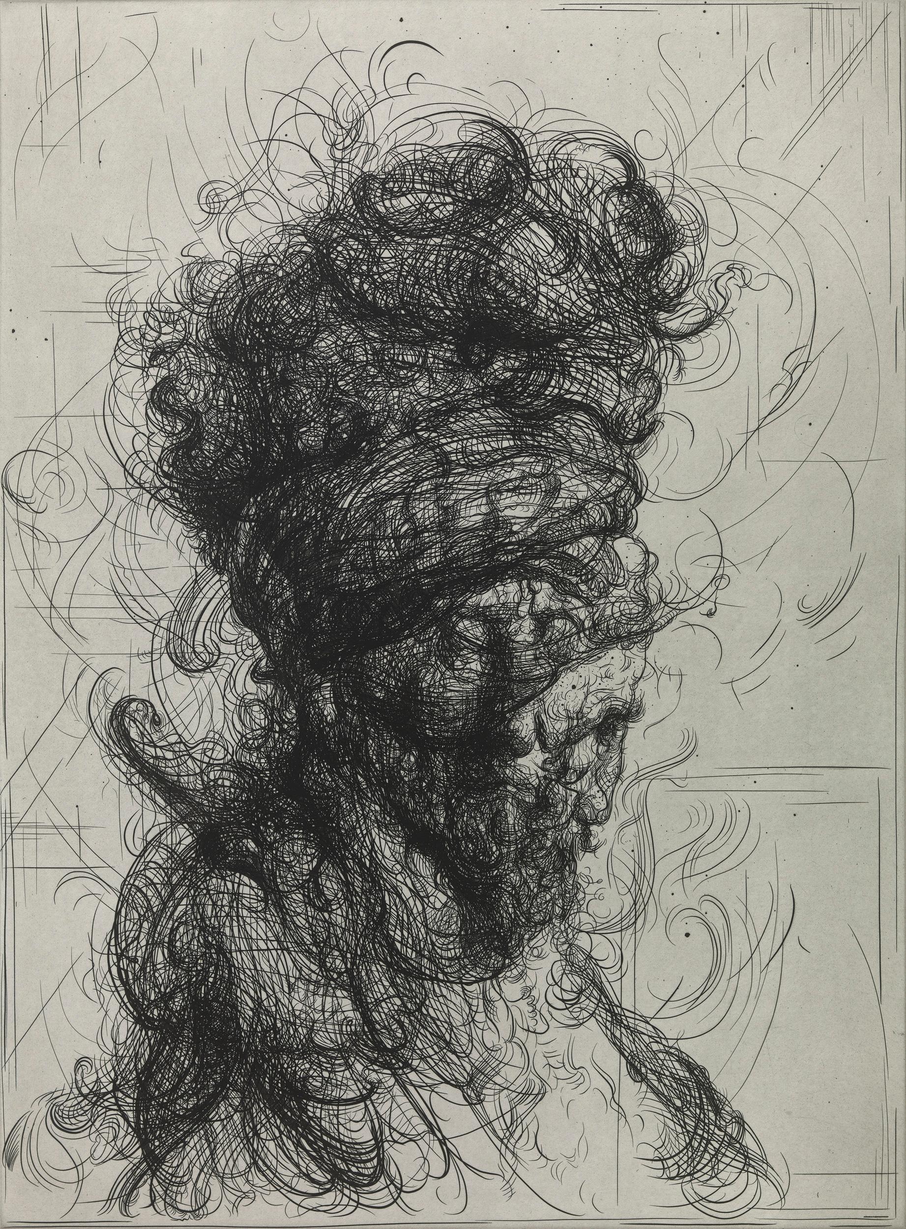 Plate 1, from: Half-Life (after Rembrandt) - Print by Glenn Brown
