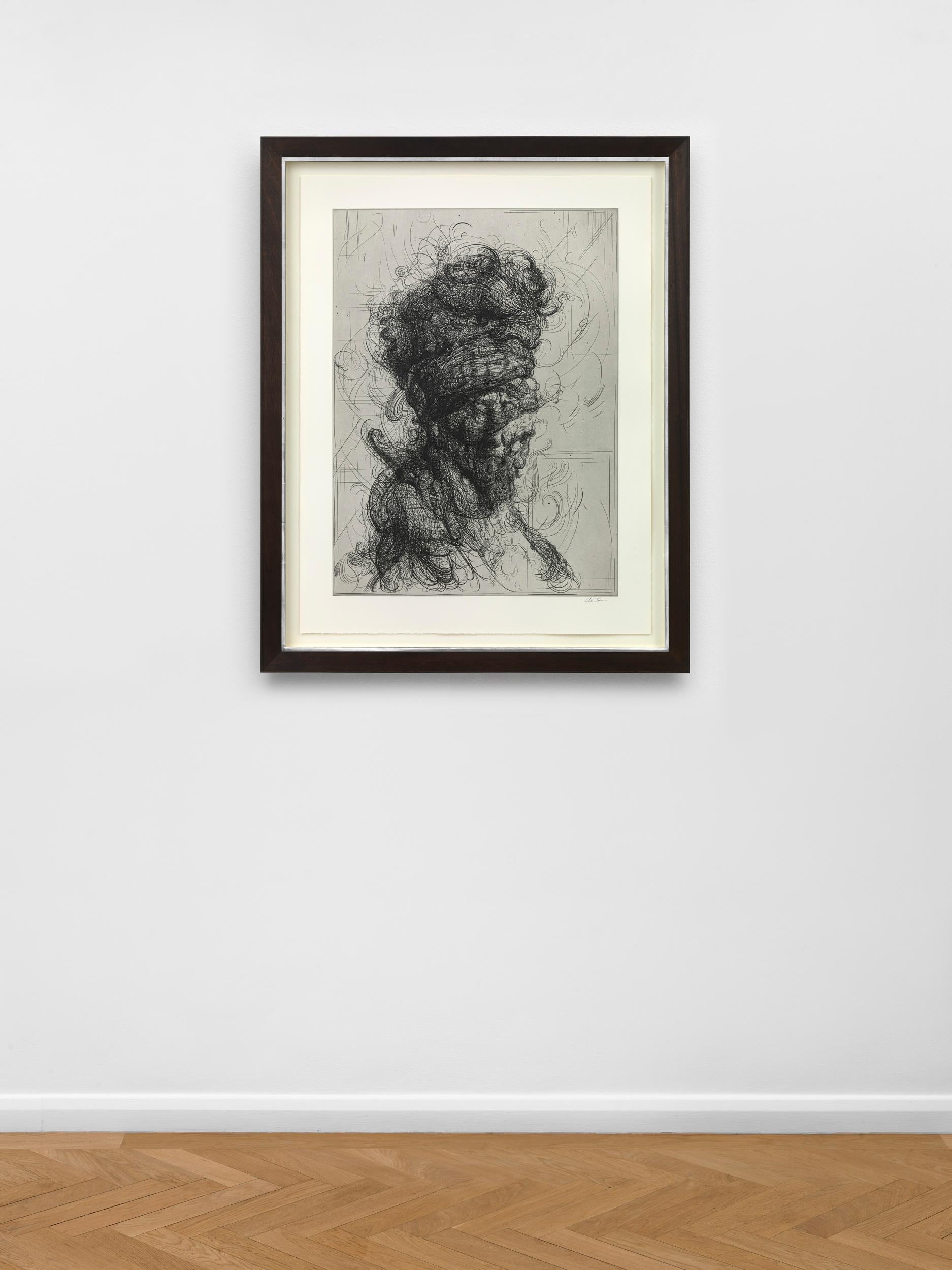 Assiette 1, de : Half- Life (après Rembrandt) - Expressionnisme abstrait Print par Glenn Brown
