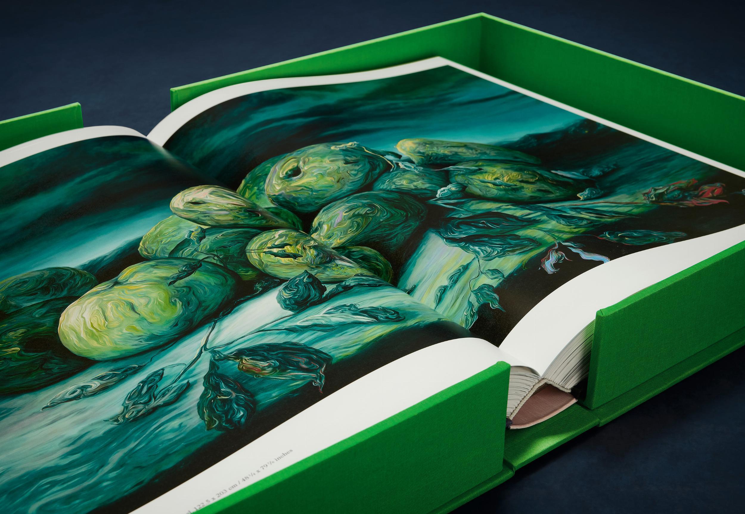 Fabric Glenn Brown. Limited Edition. Signed Monograph book For Sale