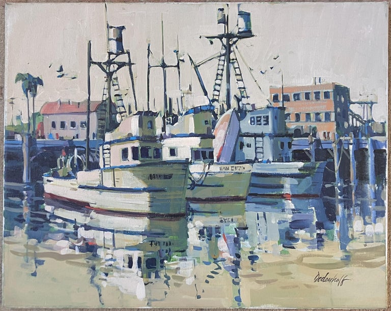 Fishing Boat Paintings - 726 For Sale on 1stDibs  paintings of fishing  boats, fishing boat art, boat paintings for sale