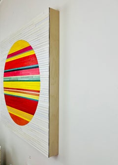 Make Me A Believer, Original Contemporary Mixed Media Geometric Abstraction