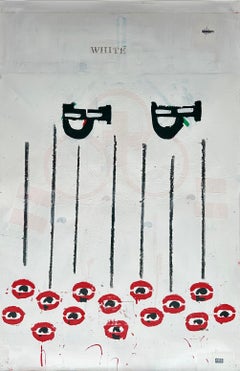 O.P. 88 collage on paper by Glenn Goldberg