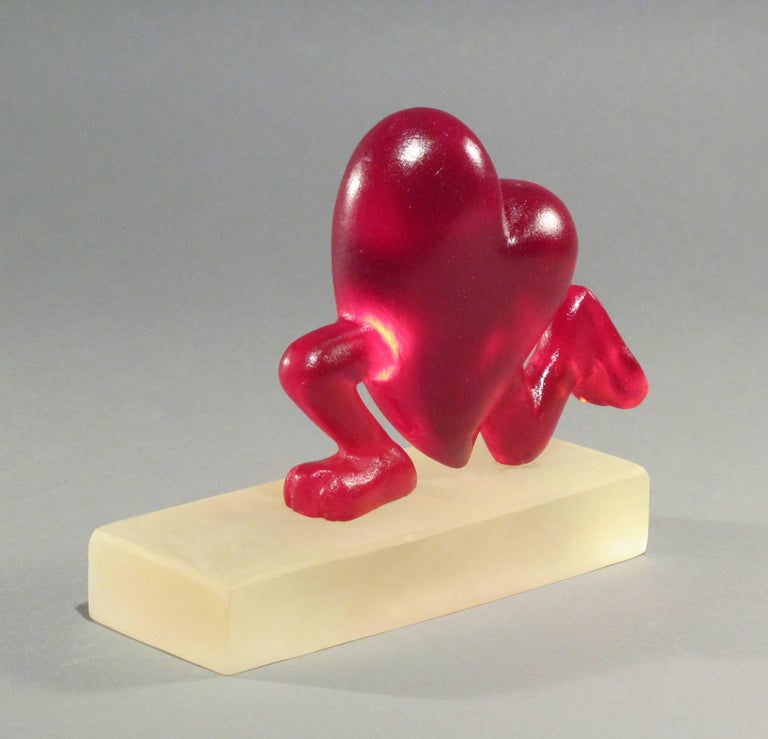 Running Heart, red, resin, sculpture, Valentine, Love, Cartoon, humor, feet

Resin Running Heart sculpture open edition