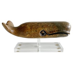 Glenn Heath Whale Sculpture in Stone