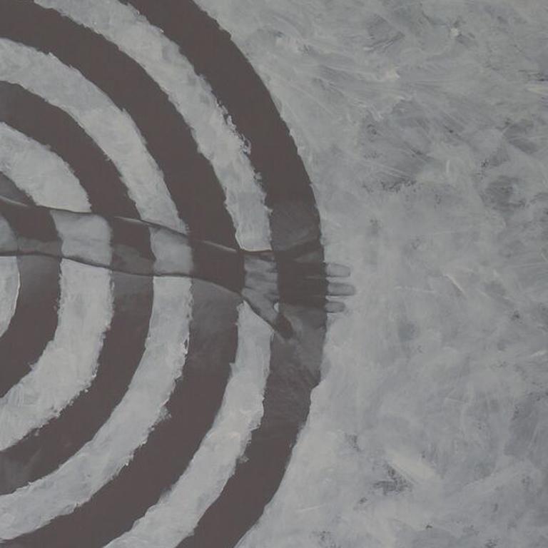Obiettivo 1. Pittura figurativa contemporanea a tecnica mista in vendita 1