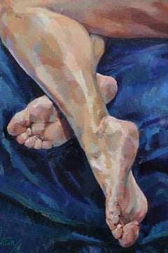 Chelsea Modell. Contemporary Nude Ölgemälde