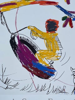 Glenn Ligon - Lincoln Center print, hand signed & inscribed by Glenn Ligon