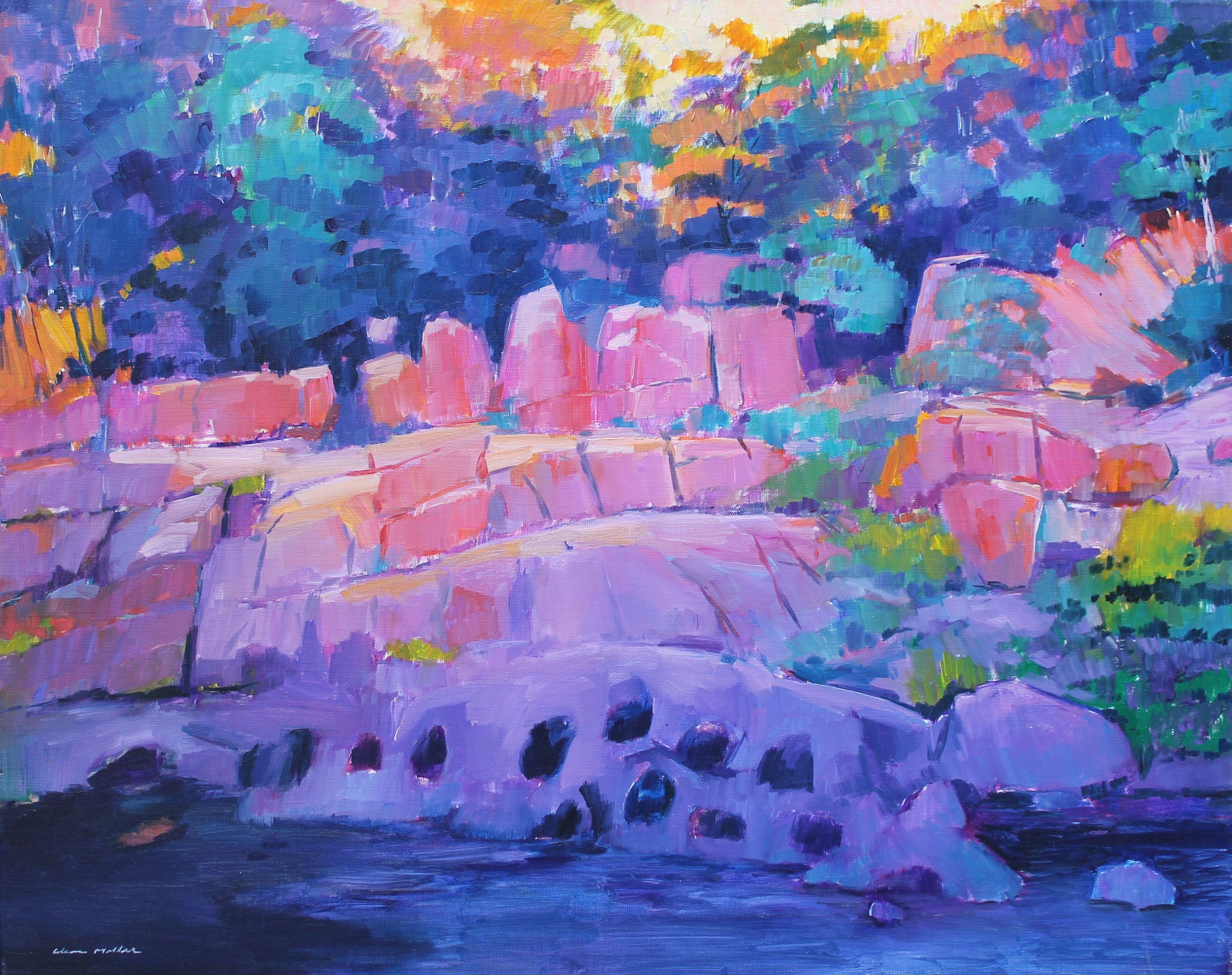 Cataract Gorge 1, Painting, Oil on Canvas
