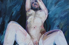 Reclining 1, Painting, Oil on Canvas