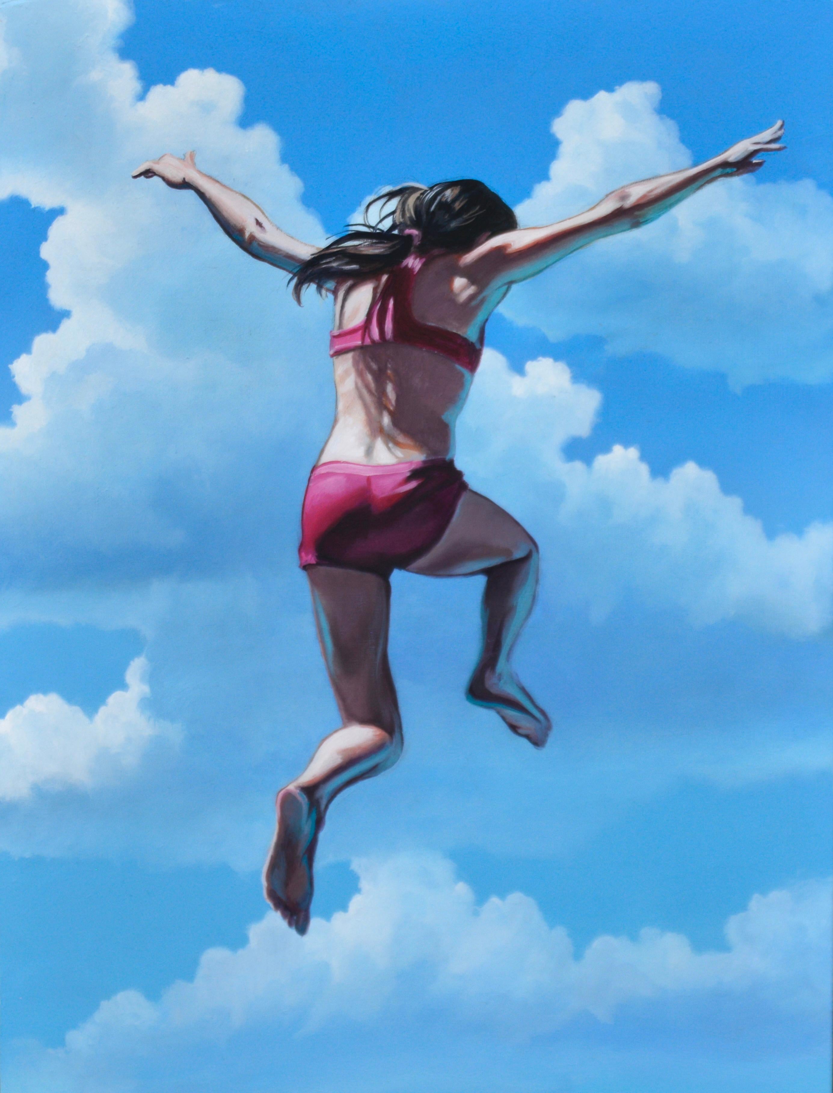 Glenn Ness Figurative Painting - Flight