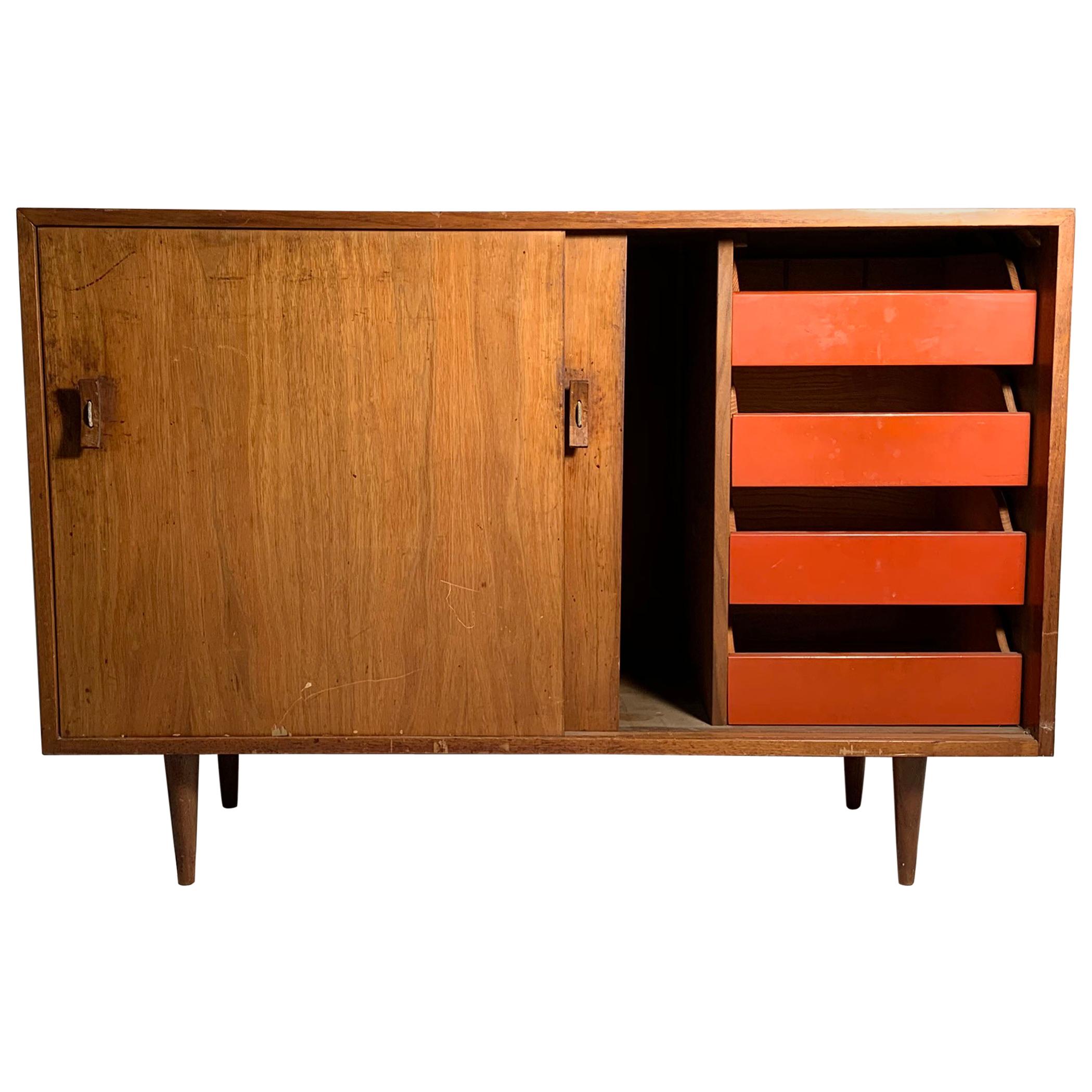 Glenn of California Vintage Sideboard Cabinet by Stanley Young For Sale