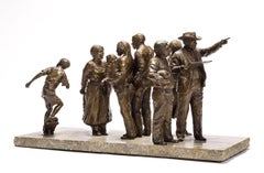 Sidewalk Society Maquette, Limited Edition Sculpture